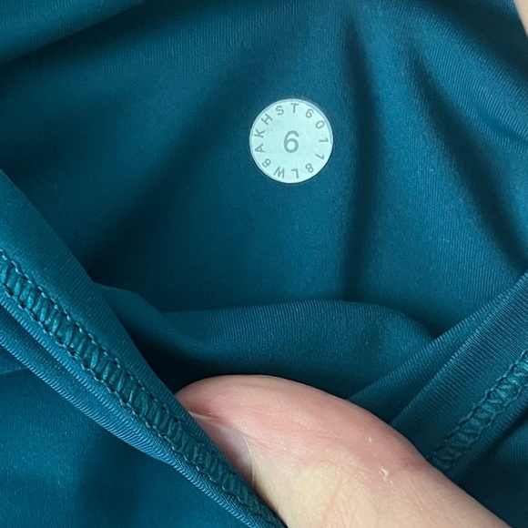 Lululemon Fast & Free Crop II *Nulux 19" Dark Uniform Blue - Picture 6 of 7